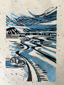 Lorna Mulligan, Linocut
